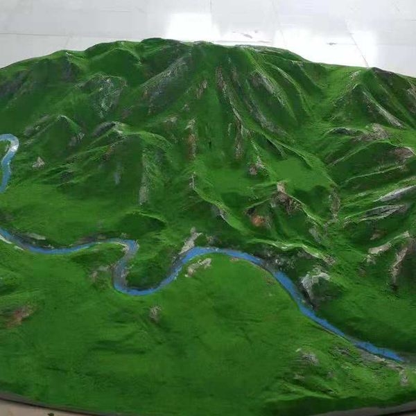 地形武山武山沙盘模型展示