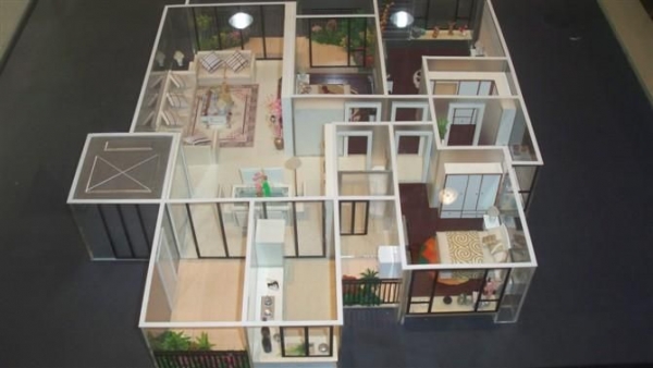 武山户型模型制作