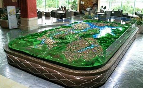 制作武山武山沙盘模型需要注意细节